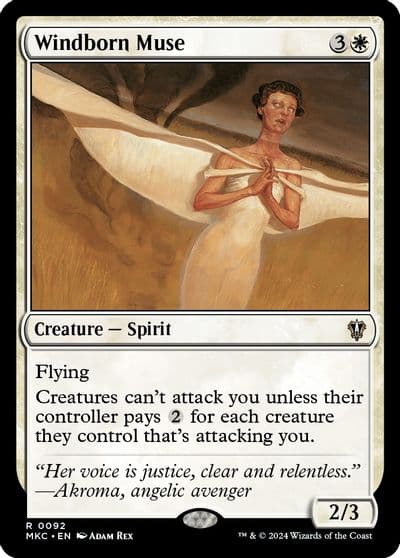 Windborn Muse Commander: Murders at Karlov Manor Magic card
