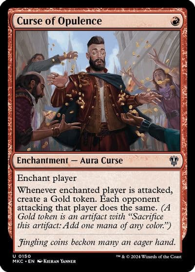 Curse of Opulence Commander: Murders at Karlov Manor Magic card