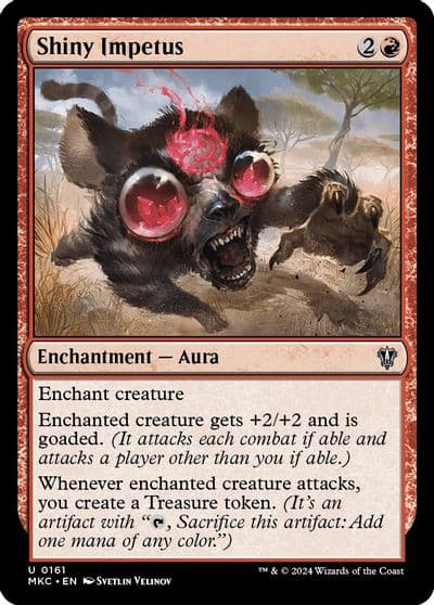 Shiny Impetus Commander: Murders at Karlov Manor Magic card