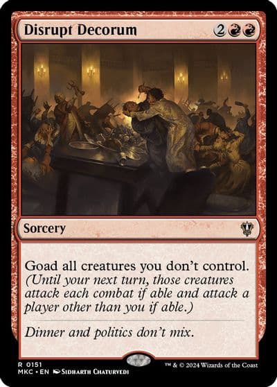 Disrupt Decorum Commander: Murders at Karlov Manor Magic card