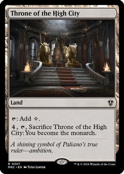 Throne of the High City Commander: Murders at Karlov Manor Magic card