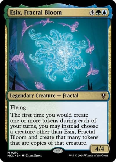 Esix Fractal Bloom Commander: Murders at Karlov Manor Magic card