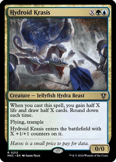 Hydroid Krasis Commander: Murders at Karlov Manor Magic card