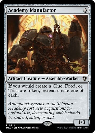 Academy Manufactor Commander: Murders at Karlov Manor Magic card