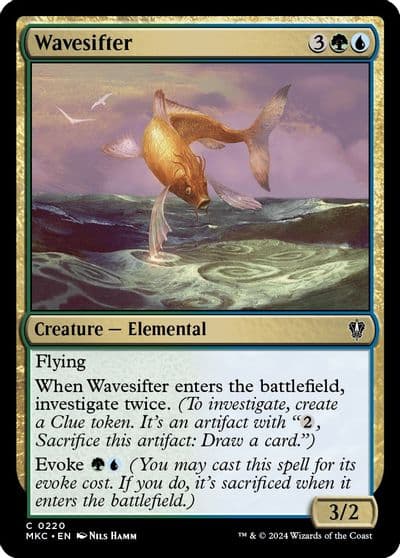 Wavesifter Commander: Murders at Karlov Manor Magic card