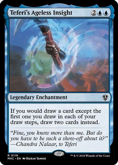 Teferis Ageless Insight Commander: Murders at Karlov Manor Magic card