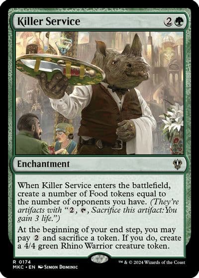 Killer Service Commander: Murders at Karlov Manor Magic card