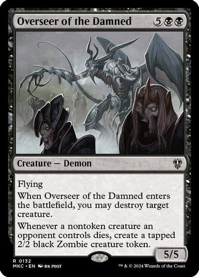 Overseer of the Damned Commander: Murders at Karlov Manor Magic card