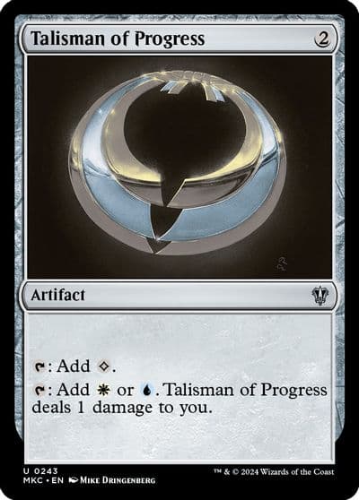 Talisman of Progress Commander: Murders at Karlov Manor Magic card
