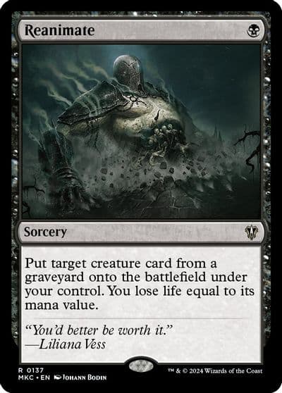 Reanimate Commander: Murders at Karlov Manor Magic card