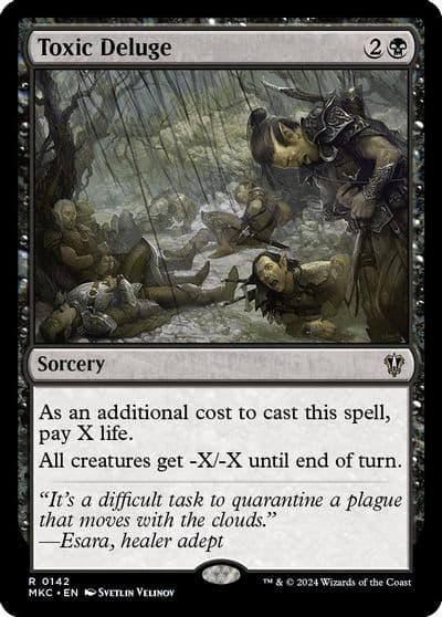 Toxic Deluge Commander: Murders at Karlov Manor Magic card