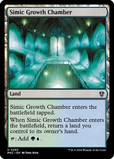 Simic Growth Chamber Commander: Murders at Karlov Manor Magic card
