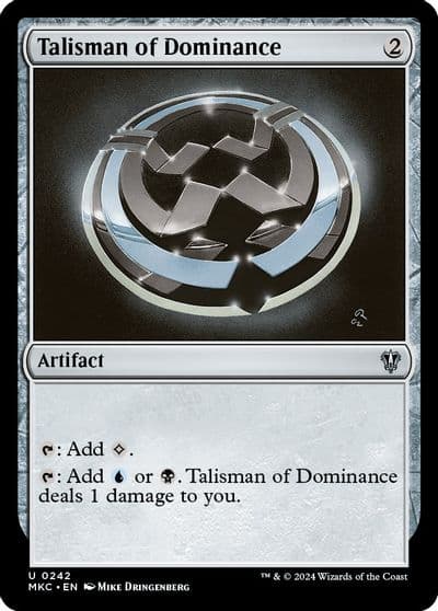 Talisman of Dominance Commander: Murders at Karlov Manor Magic card