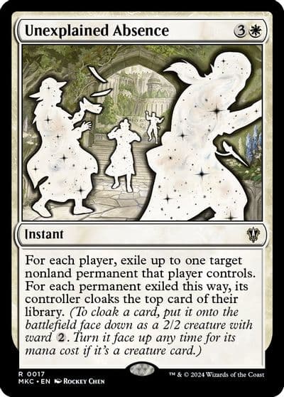 Unexplained Absence Commander: Murders at Karlov Manor Magic card