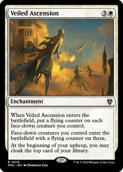 Veiled Ascension Commander: Murders at Karlov Manor Magic card