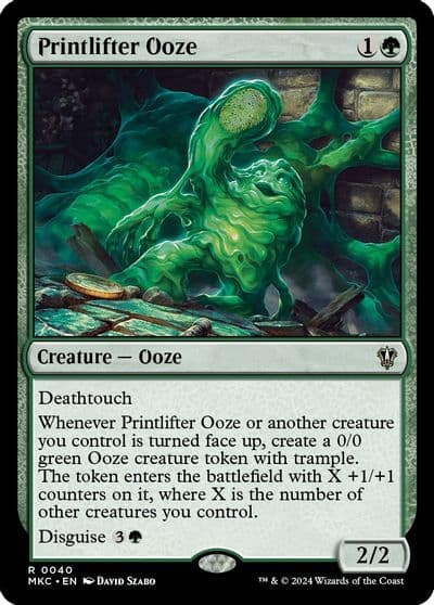 Printlifter Ooze Commander: Murders at Karlov Manor Magic card