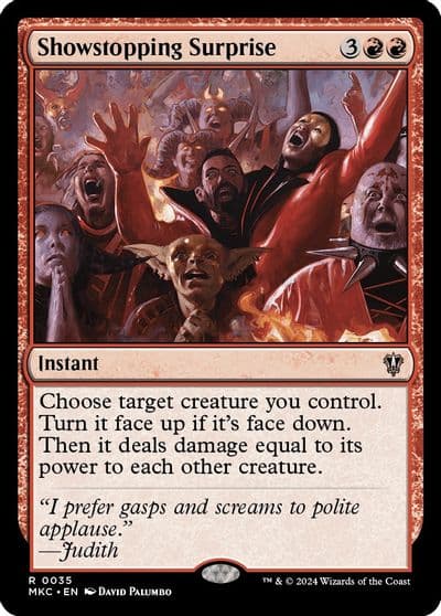 Showstopping Surprise Commander: Murders at Karlov Manor Magic card