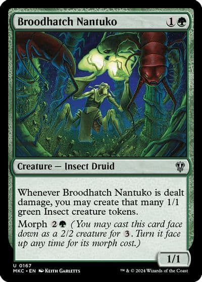 Broodhatch Nantuko Commander: Murders at Karlov Manor Magic card