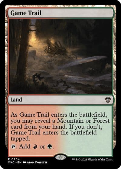Game Trail Commander: Murders at Karlov Manor Magic card