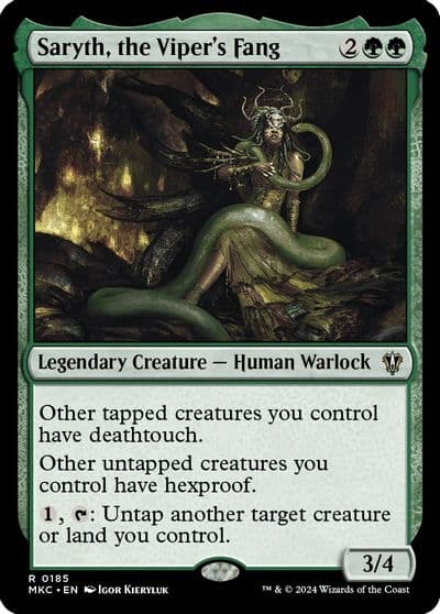 Saryth the Vipers Fang Commander: Murders at Karlov Manor Magic card