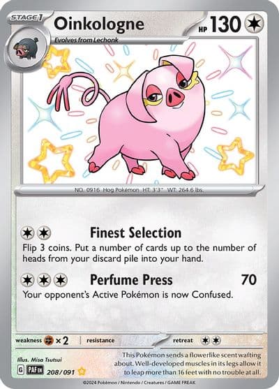 Oinkologne SV: Paldean Fates Pokemon card