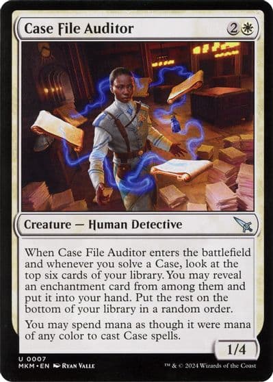 Case File Auditor a Murders at Karlov Manor Magic card