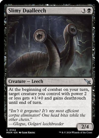 Slimy Dualleech Murders at Karlov Manor Magic card
