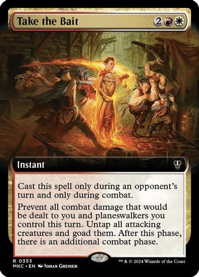 Take the Bait Extended Art Commander: Murders at Karlov Manor Magic card