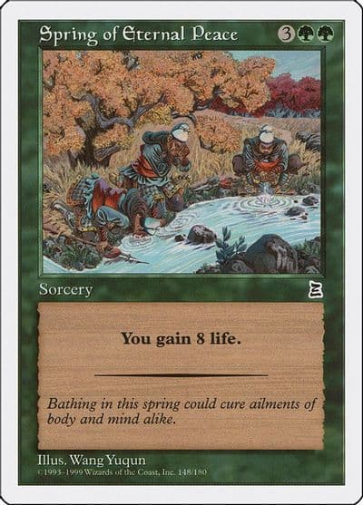 Spring of Eternal Peace Portal Three Kingdoms Magic card