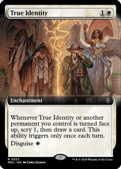 True Identity Extended Art Commander: Murders at Karlov Manor Magic card