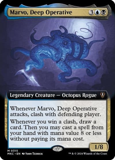 Marvo Deep Operative Extended Art Commander: Murders at Karlov Manor Magic card