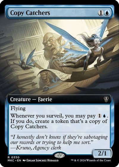 Copy Catchers Extended Art Commander: Murders at Karlov Manor Magic card