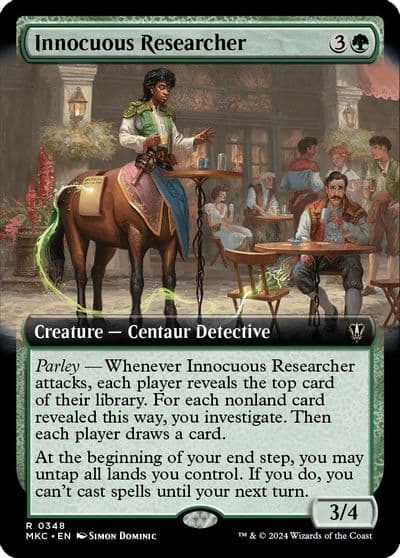 Innocuous Researcher Extended Art Commander: Murders at Karlov Manor Magic card