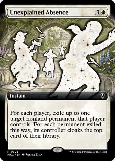 Unexplained Absence Extended Art Commander: Murders at Karlov Manor Magic card