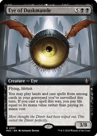 Eye of Duskmantle Extended Art Commander: Murders at Karlov Manor Magic card