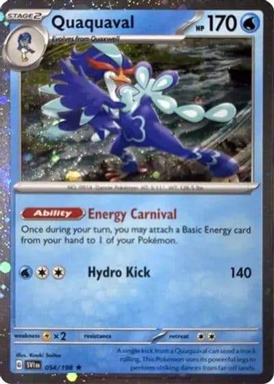 Quaquaval (Cosmos Holo) Miscellaneous Cards & Products Pokemon card
