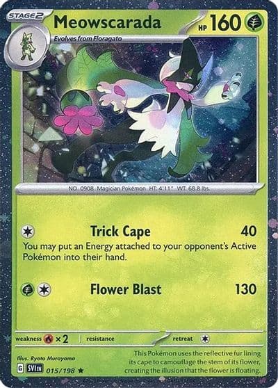 Meowscarada (Cosmos Holo) Miscellaneous Cards & Products Pokemon card