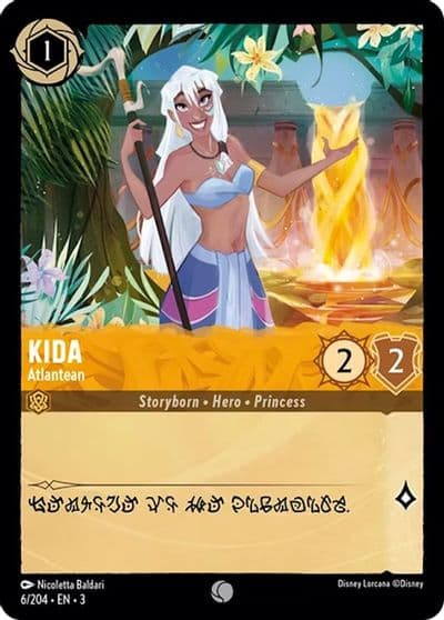 Kida Atlantean Into the Inklands Lorcana card