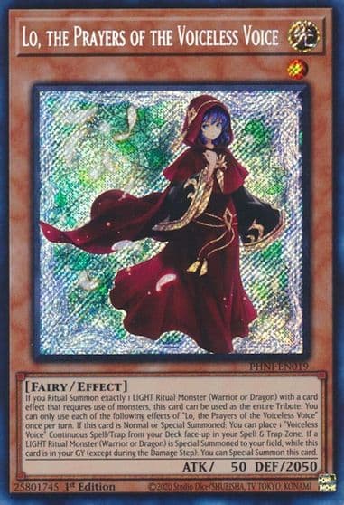 Lo the Prayers of the Voiceless Voice Phantom Nightmare Yu-Gi-Oh! card