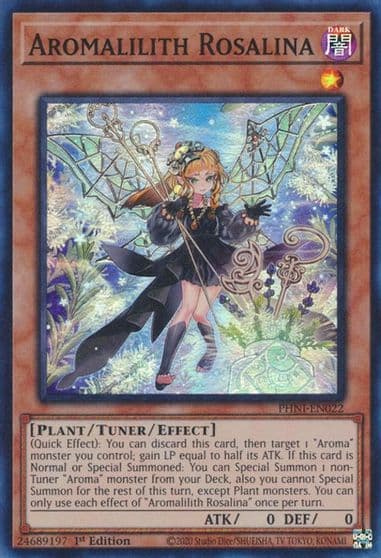 Aromalilith Rosalina Phantom Nightmare Yu-Gi-Oh! card