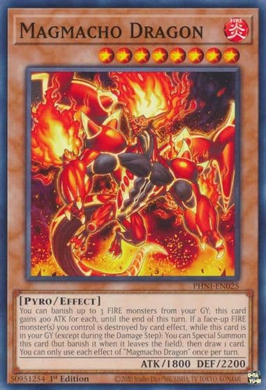 Magmacho Dragon Phantom Nightmare Yu-Gi-Oh! card