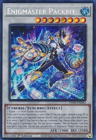 Enigmaster Packbit Phantom Nightmare Yu-Gi-Oh! card