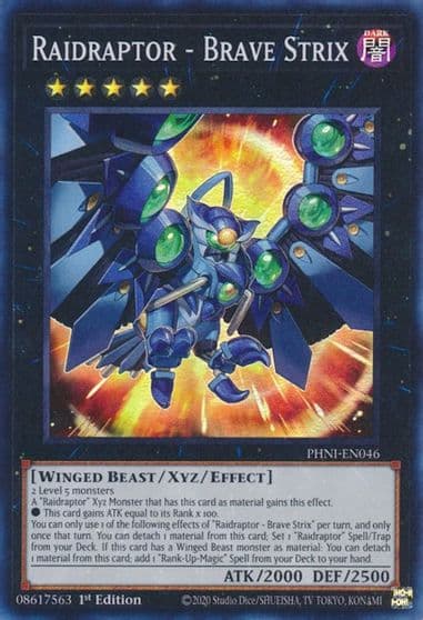 raidraptor brave strix Phantom Nightmare Yu-Gi-Oh! card