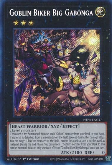 Goblin Biker Big Gabonga Phantom Nightmare Yu-Gi-Oh! card