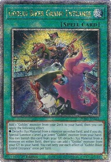 Goblin Biker Grand Entrance Quarter Century Secret Rare Phantom Nightmare Yu-Gi-Oh! card
