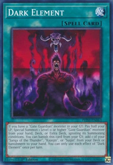 Dark Element Phantom Nightmare Yu-Gi-Oh! card