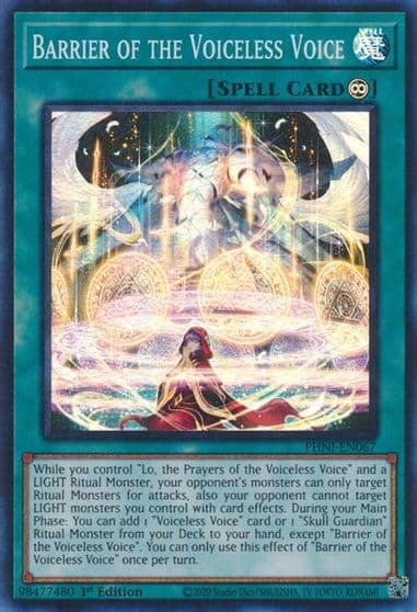 Barrier of the Voiceless Voice Phantom Nightmare Yu-Gi-Oh! card