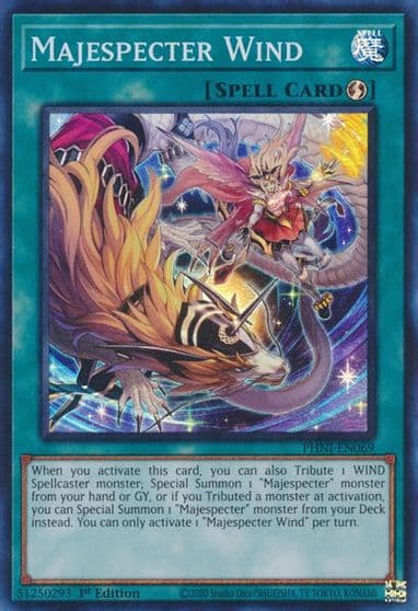 Majespecter Wind Phantom Nightmare Yu-Gi-Oh! card