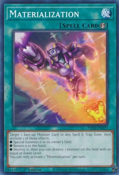 Materialization Phantom Nightmare Yu-Gi-Oh! card