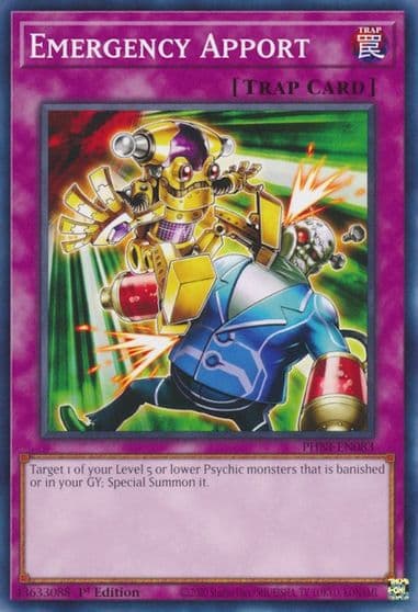 Emergency Apport Phantom Nightmare Yu-Gi-Oh! card